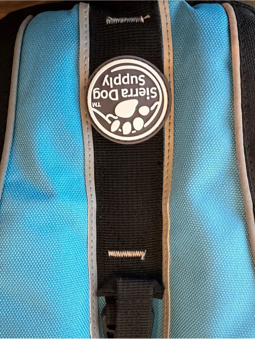 Blue Reflective Dog Life Jacket with Handle